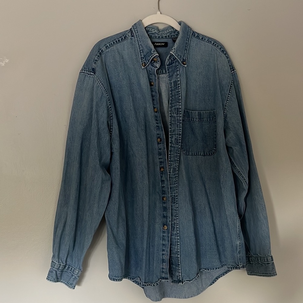 Arrow Denim Button Up